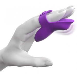 Vibrator Mic Pentru Deget Her Finger Mov pe Vibreaza.ro