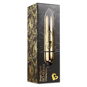 Vibrator Ou Glonț Champagne pentru Stimulare Clitoridiană