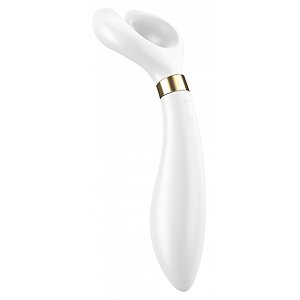 Vibrator Pentru Cuplu Multifun 3 Alb pe Vibreaza.ro