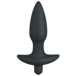 Plug Anal Cu Baza Evazata Sigur Plug Anal Negru Compact Pentru Control