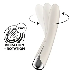 Vibrator Punctul G Satisfyer Spinning Vibe 1 Alb Vibrator Punctul G Satisfyer Spinning Vibe 1 Alb pe Vibreaza.ro