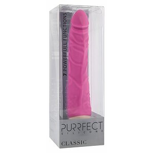 Vibrator Purrfect Silicone Classic 18cm Roz