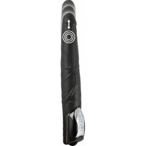 Vibrator Push Thrusting Negru pe Vibreaza.ro