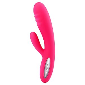 Vibrator Rabbit Cu Încălzire Svakom Adonis Roșu pe Vibreaza.ro
