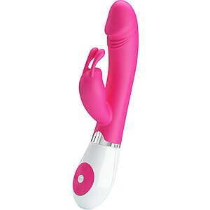 Vibrator Rabbit cu Voce Pretty Love Gene Roz pe Vibreaza.ro