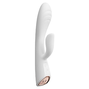 Vibrator Rabbit Dorcel Flexi Heating Alb pe Vibreaza.ro