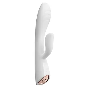Vibrator Rabbit Dorcel Flexi Heating Alb pe Vibreaza.ro