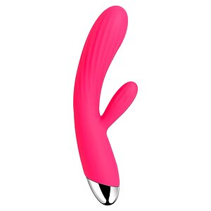 Vibrator Rabbit Incalzire Svakom Angel Roz pe Vibreaza.ro