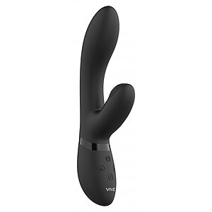 Vibrator Rabbit Kyra Pulse Negru pe Vibreaza.ro