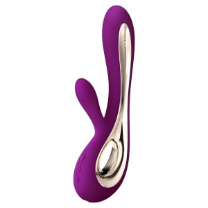 Vibrator Rabbit Lelo Soraya 2 cu Două Motoare Mov pe Vibreaza.ro