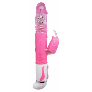 Vibrator Rabbit Rotație Și Împingere Fascination Roz pe Vibreaza.ro