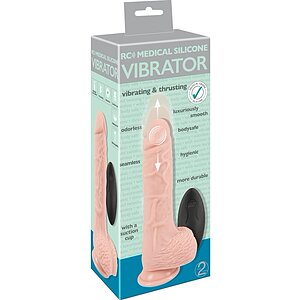 Vibrator RC Medical silicone – Rotații, împingeri, 8 Moduri pe Vibreaza.ro