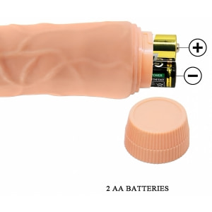 Vibrator Realist Barbara Jeff pentru Penetrare Vaginală