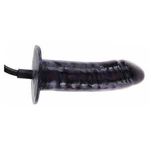 Vibrator Realistic Bigger Joy Inflatable Negru pe Vibreaza.ro