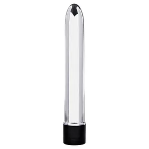 Vibrator Retro Ultra Slimline Argintiu pe Vibreaza.ro