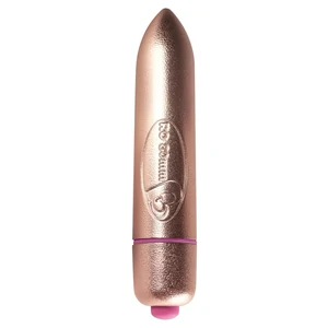 Vibrator Ro-80mm Precious Golden Passion Auriu pe Vibreaza.ro