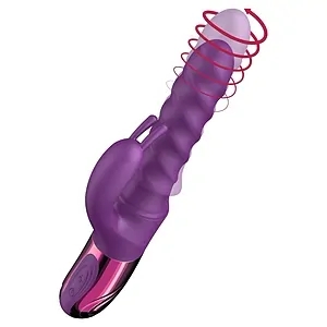 Vibrator Rotativ Cu Împingere Swirl Rabbit Mov pe Vibreaza.ro