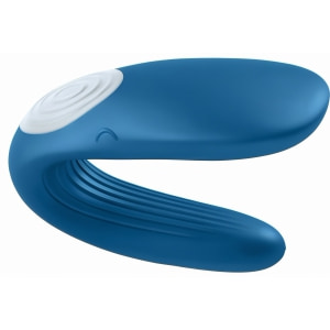 Vibrator Satisfyer Cuplu Partner Whale Albastru pe Vibreaza.ro