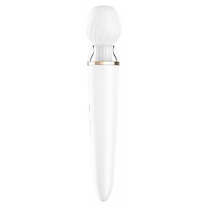 Vibrator Satisfyer Double Wand-er XXL Alb pe Vibreaza.ro