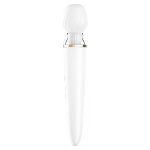 Vibrator Satisfyer Double Wand-er XXL Alb pe Vibreaza.ro