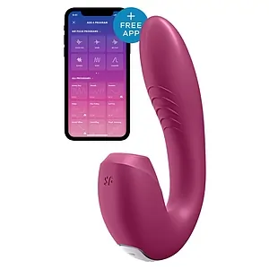 Vibrator Satisfyer Sunray Berry Mov Vibrator Satisfyer Sunray Berry Mov pe Vibreaza.ro