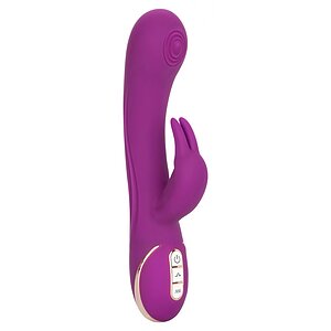 Vibrator Silicone Thumping Rabbit Mov pe Vibreaza.ro