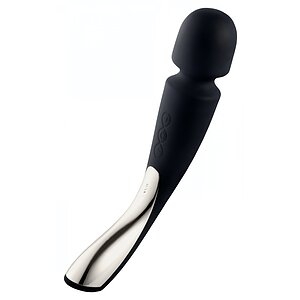 Vibrator Smart Pentru Masaj Wand Medium Negru pe Vibreaza.ro