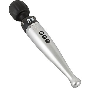 Vibrator Wand Pixey Deluxe Argintiu pe Vibreaza.ro