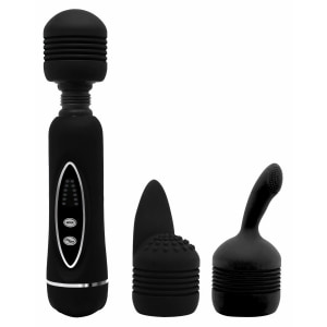 Vibrator Wand Pretty Love Magical Negru pe Vibreaza.ro
