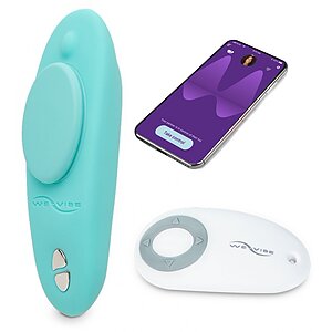 Vibrator We-Vibe Moxie Turcoaz pe Vibreaza.ro