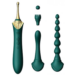 Vibrator Zalo Bess 2 Clitoral Massager Verde pe Vibreaza.ro
