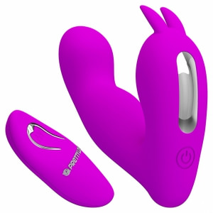 Josephine Vibrator Dublu Pentru Punctul G și Clitoris Mov pe Vibreaza.ro