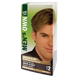 Vopsea par barbati, Mens Own Medium Blond, Hennaplus, pe Vibreaza.ro
