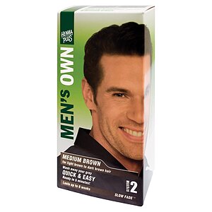 Vopsea par barbati Mens Own Medium Brown Hennaplus pe Vibreaza.ro