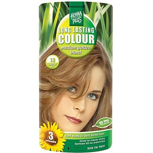 Vopsea Păr Long Lasting Colour 7.3 Medium Blond Hennaplus pe Vibreaza.ro