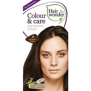 Vopsea par naturala Colour Care 4 Medium Brown Hairwonder pe Vibreaza.ro
