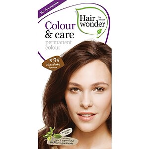 Vopsea par naturala Colour Care 5.35 Chocolate Brown Hairwonder pe Vibreaza.ro