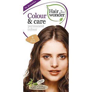 Vopsea par naturala Colour Care 6 Dark Blond Hairwonder pe Vibreaza.ro