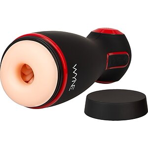 WYNE Dual‑Motor Masturbator — 10 Vibrații, 7 Aspirații Negru pe Vibreaza.ro