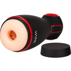 WYNE Dual‑Motor Masturbator — 10 Vibrații, 7 Aspirații Negru pe Vibreaza.ro