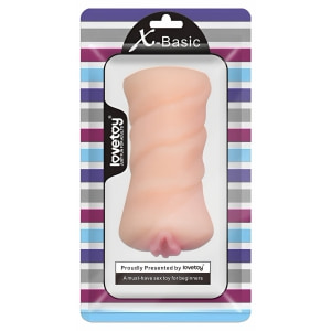 Masturbator X-Basic Pocket cu Interior Texturat 13 cm