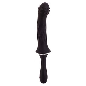 X Men Plug Anal Vibrant Black II 3 Moduri 10 Trepte Negru pe Vibreaza.ro