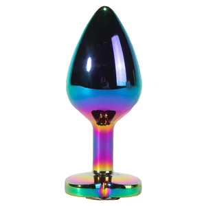 X-MEN Secret Shine Metal Anal Plug Rainbowheart S Multicolor X-MEN Secret Shine Metal Anal Plug Rainbowheart S Multicolor pe Vibreaza.ro