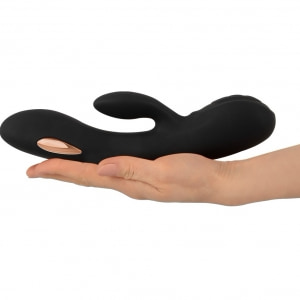 Xouxou Rabbit E Stim, 10+10 Moduri, Reîncărcabil Negru