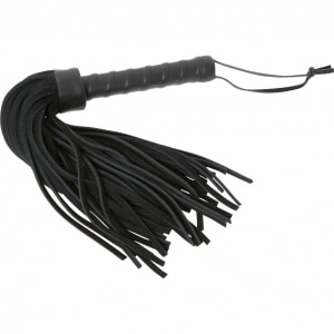 ZADO Flogger Din Piele 37 cm — Control și Stil Negru pe Vibreaza.ro