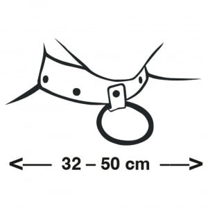 Zgardă Zado Bondage Collar Negru