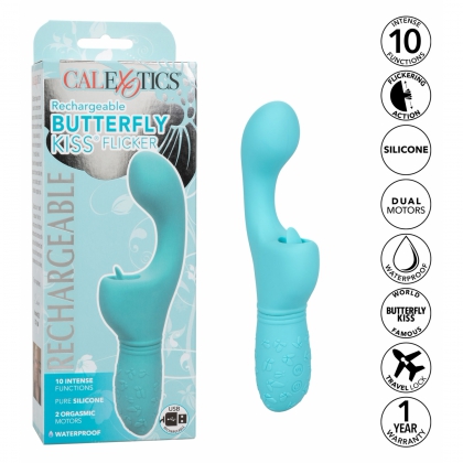 Vibrator Butterfly Kiss Flicker Albastru
