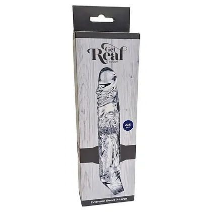 ToyJoy Extension Sleeve XLarge +9.5 cm – Discret Transparent