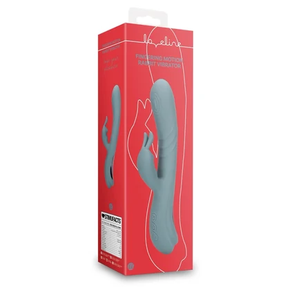 Vibrator Rabbit Loveline By Shots Pentru Stimulare Dublă Gri