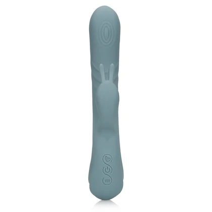 Vibrator Rabbit Loveline By Shots Pentru Stimulare Dublă Gri